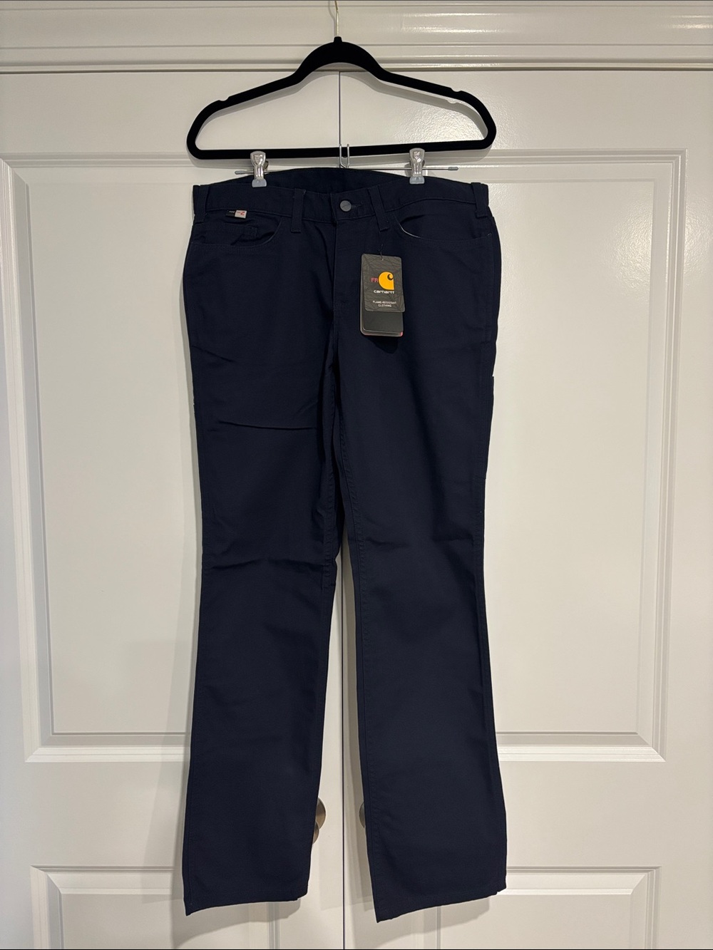 Carhartt women’s Dark Navy Bootcut Work Jeans